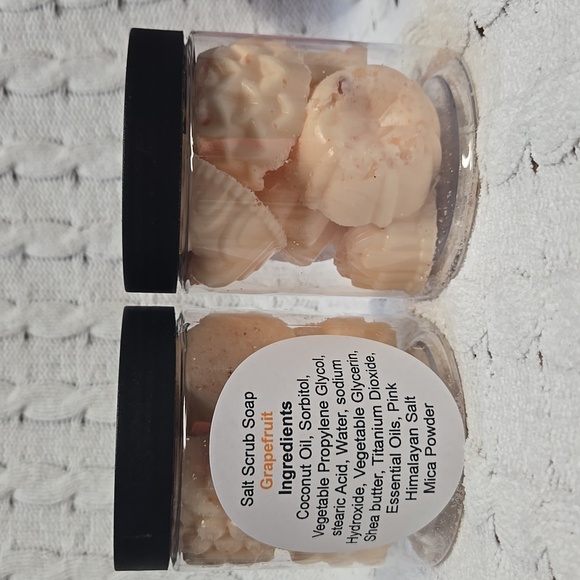 MADE TO ORDER! Salt Scrub Soap Minis  6 pack- 5oz - Picture 2 of 12